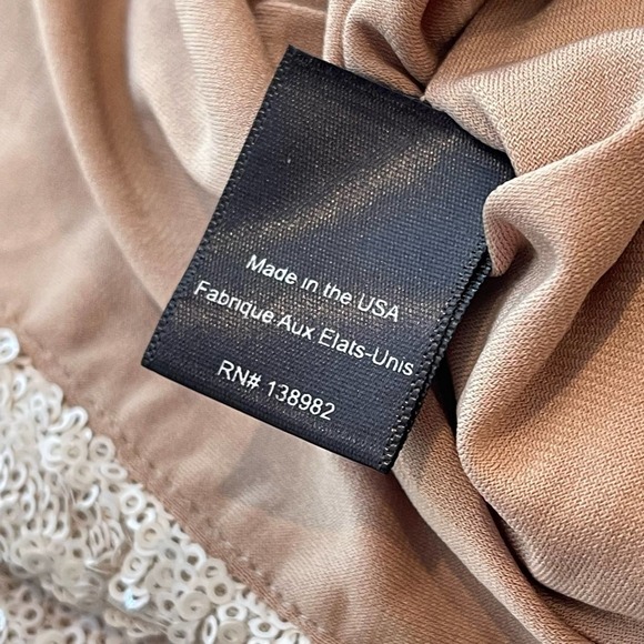 Dress The Population Sequin Camilla Midi Dress Sleeveless Size L NWOT - Picture 10 of 12